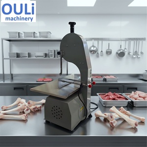 Scie à os électrique professionnelle Pro H pour <span class=keywords><strong>boucherie</strong></span> et restaurant avec système de contrôle de l'épaisseur de la lame réglable - Product Image 2