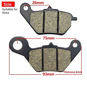 Accesorios de Freno para Bicicleta Eléctrica, Pastillas de Freno de Disco Resistentes al Desgaste, Aptas para Yadea Aima, Bloques de Freno de Marcha Atrás - Product Image 3
