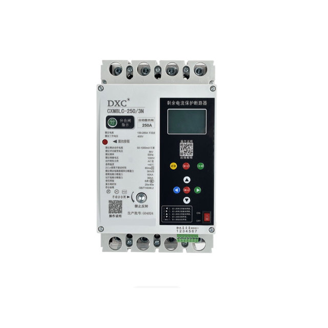 Smart  Auto Reclosing Remote Control Three Phase Photovoltaic Solar PV Connected Intelligent Leakage Protection Circuit Breaker