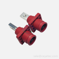 Connecteur d'alimentation de borne en cuivre à courant élevé 200A 8MM pour véhicules électriques nouvelle armoire de stockage de batterie d'énergie