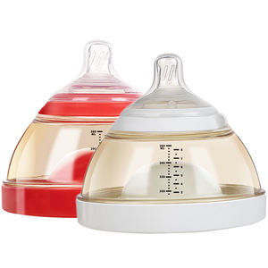 Nuovo Design di tendenza simulato per l'alimentazione del latte materno fornisce Biberon a collo largo per neonato nascita PPSU Biberon - Product Image 1
