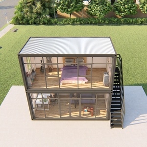 <span class=keywords><strong>Vendita</strong></span> Diretta, Prezzo Conveniente, Stile di Tendenza, Casa Container Modulare Moderna a Due Piani Personalizzabile, Facile Installazione - Product Image 3
