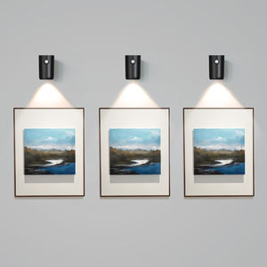 Lámpara de Pared LED Cilíndrica Negra Recargable USB-C con Sensor de Movimiento, B22, 3 Temperaturas de Color, 1200mAh, Encendido/Apagado Automático, Luz Nocturna Interior - Product Image 2