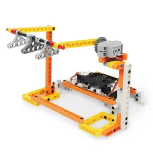 Hiwonder Dadabit Kids STOOM Onderwijs Microbit Bouwstenen Programmeerbare Kit 200 + Structurele Onderdelen Compatibel met Lego
