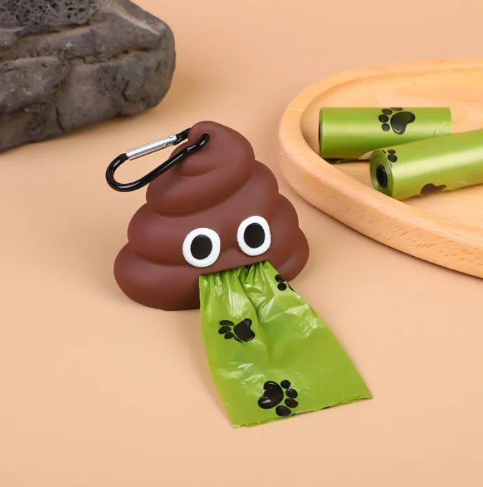 Pet Nguồn Cung Cấp Ngoài Trời Dog Poop Túi Chủ Dispenser Xách Tay Dog Poop Túi Dispenser