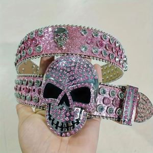 Cinturón de Cuero PU Y2K de Alta Gama para Hombre, Versátil, con Hebilla de Aleación, Diseño de Calavera, Estilo Punk Hip-Hop, Impermeable, Ecológico y Personalizable - Product Image 6