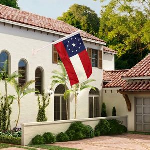 Nouveauté : Drapeaux à double face avec étoiles rouges, blanches et bleues pour la décoration de la cour, du jardin, de l'intérieur et de l'extérieur - Product Image 6