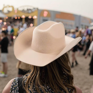 Chapeaux de Cowboy Personnalisables <span class=keywords><strong>en</strong></span> Feutre de <span class=keywords><strong>Laine</strong></span> Couleur Unie, Chapeaux Fedora <span class=keywords><strong>en</strong></span> <span class=keywords><strong>Laine</strong></span> 100% Haute Qualité à Large Bord pour Femmes Hommes, Robe Tendance - Product Image 1