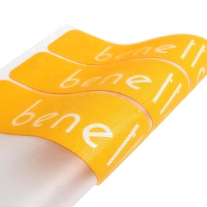 New Design <strong>Silicon</strong> Stickers <strong>Custom</strong> 3D Logo <strong>Soft</strong> High Density Heat Transfer Printing Labels for T-shirt - Product Image 4