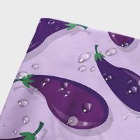 Aangepaste Fruitprint Opvouwbare Nylon Draagtassen Herbruikbare Waterdichte Boodschappentas Met Aangepast Logo