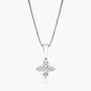 Luxury 925 Silver <b>Moissanite</b> Diamond <b>Necklace</b> Made With Sparkle Rich Stones Premium Statement Look Perfect For Daily Wear - Product Image 1