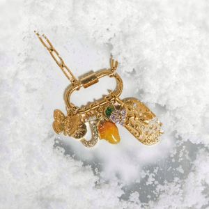 Colgante DIY de Acero Inoxidable Color Oro 18K Estilo Europeo Americano, con Diseño de Estrella de Mar y Tortuga, Chapado al Vacío con Zirconia, Moda Playa - Product Image 3