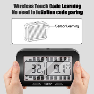 เครื่องวัดความดันลมยางไร้สายพลังงานแสงอาทิตย์แบบดิจิตอลแบบพกพา6ล้อเซ็นเซอร์ความดันความไวสูงสำหรับรถบรรทุก TPR - Product Image 6