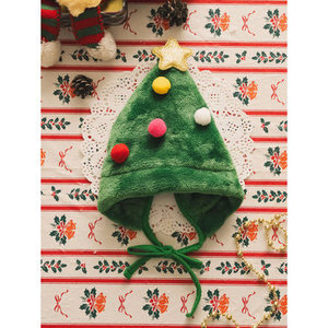 Fourniture de fête d'arbre de Noël vert Mini Santa Hat de haute qualité pour les occasions festives - Product Image 1