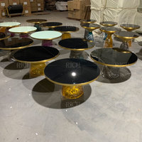 Table ronde pour salon, Table basse, prix de gros, usine chinoise, à usage domestique, salon