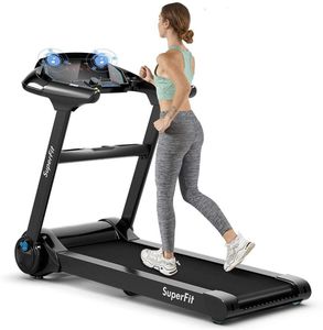 EQi-Cinta de correr para el hogar, equipo de gimnasio, soporte para teléfono móvil y motor de pantalla LED, <span class=keywords><strong>trotadora</strong></span> China - Product Image 4