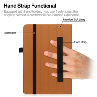 Bojin Premium PU cuir Business Folio support multi-angle tablette étui en TPU pour iPad 7/8/9 Gen 10.2 pouces
