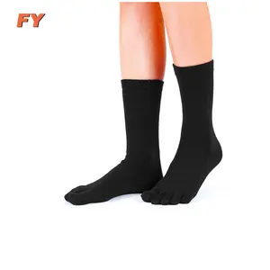 FY-N200 Mann schwarze Socken Herren 100% Baumwolle schwarze Socken für Männer