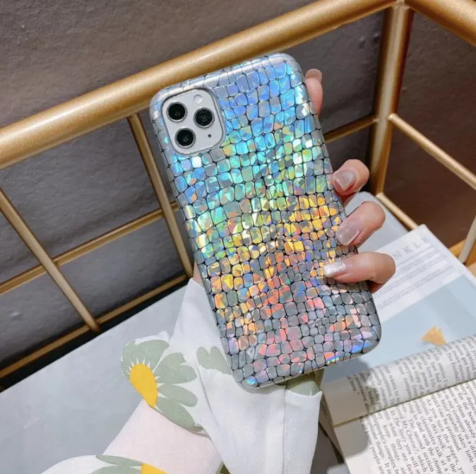 Laser surface dragon scale mobile phone protective case mobile phone accessories