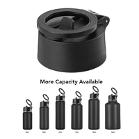 Bouteille d'eau isotherme personnalisée de différentes capacités avec support magnétique pour téléphone, gourde d'eau avec support pour téléphone