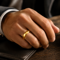 Bague dôme classique hautement polie JLM Wholesale Premium pour hommes et femmes, alliance confortable, bijoux minimalistes