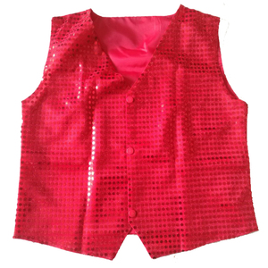 Gilet de danse brillant à paillettes HZO-25064 pour <span class=keywords><strong>costume</strong></span> de fête adulte enfant pour filles et garçons gilets de <span class=keywords><strong>costume</strong></span> de fête <span class=keywords><strong>disco</strong></span> - Product Image 4
