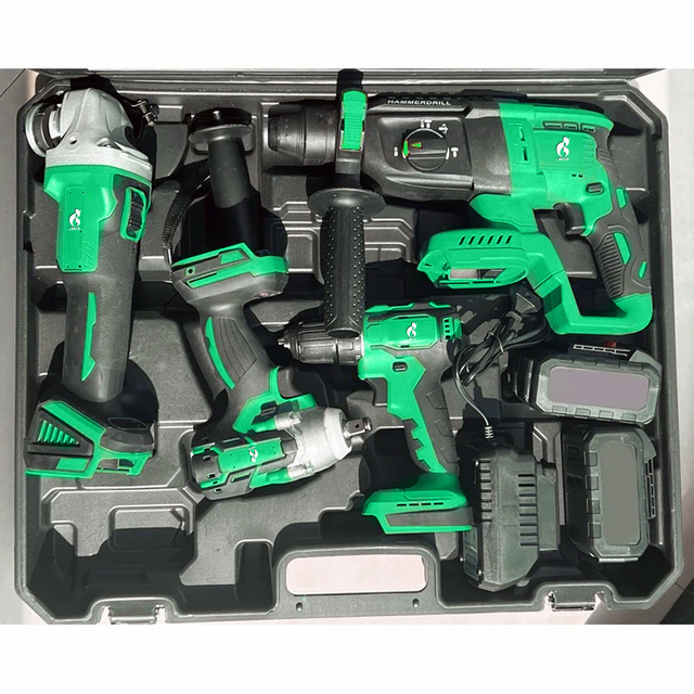 Factory 21v Portable Power Tool Set Electric Cordless Brushless 18V Cordless Drill Lithium Battery Power Tools Kit