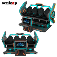 Cinéma volant VR 2027, aire de jeux intérieure, 4 sièges, montagnes russes en réalité virtuelle, jeux d'arcade, simulateur de vol 5D, machine de jeu 9D