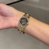 Montre à quartz pour femme Empress Dowager Cixi - bleue, 30 mm, acier inoxydable, cadran à aiguilles, résistante à l'eau 50 m, style professionnel