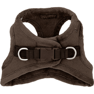 Mudah dibersihkan bulu Harness tali leher anjing Set rompi hewan peliharaan bundel bulu kelinci harnes anjing dengan rilis cepat - Product Image 2