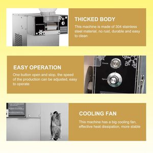 Hàn Quốc Bingsu máy bền dễ dàng hoạt động bông tuyết Ice Maker Máy Bingsu Tuyết ICE Máy cạo râu - Product Image 5