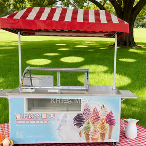 Carritos de Venta Ambulantes Personalizados 2025, Camión de Comida Rápida Móvil, Carrito de Helados, Carrito de Gelato Italiano - Product Image 5