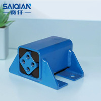 Aislador de Vibraciones para Motor Modular de Acero ROSTA DRS 38x80 Suizo, Soporte con Resorte de Goma, Amortiguador de Vibraciones