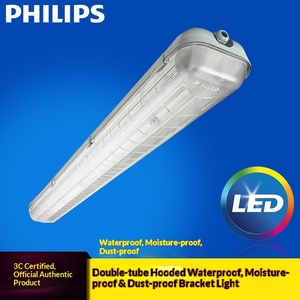 Kit complet LED triple protection étanche TCW069/18W/28W/36W pour <span class=keywords><strong>tube</strong></span> <span class=keywords><strong>fluorescent</strong></span> simple ou double <span class=keywords><strong>4000K</strong></span>/6500K à usage résidentiel - Product Image 1
