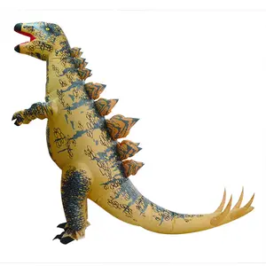 三角龙恐龙角色扮演霸王龙恐龙棘龙充气龙服装成人万圣节派对动漫套装