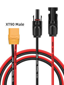 Kabel Sambungan Panel Surya PV MC Four XT90-<span class=keywords><strong>M</strong></span> 36V 30A EcoFlow Pembangkit Listrik Portabel Luar Ruangan Atap RV Penyimpanan Energi - Product Image 1