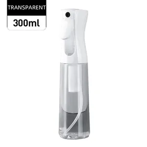 Supplier Salon Transparent Frosted Cleaning Hand Cosmetic Barber Spray ML Continuous Plastic Hair Water Mist Fine Sprayer Bottle