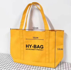 Bolsa de Compras Grande y Ligera de Lona con Logotipo OEM, Ecológica, para Compras Transfronterizas, con Diseño de Letras para la Playa, Entrega Rápida - Product Image 3