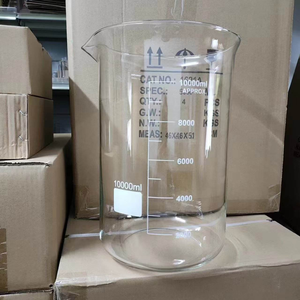 Béchers en verre de quartz transparent résistant à la chaleur de forme cylindrique de 10 L - Product Image 4