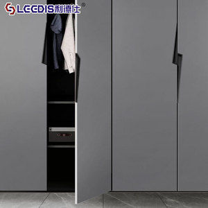 Lgcdis Aluminum Alloy Drawer Handle Recessed Cabinet Wardrobe Door <b>Pull</b> Non Detachable Door Mount Furniture Hardware - Product Image 2