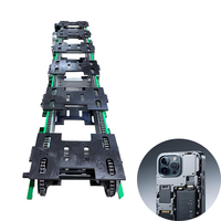 Transportador de Riel Circular de Alta Precisión para el Ensamblaje de Dispositivos Inteligentes - Accionado por Servomotor, Control PLC/MES, Se Acepta OEM
