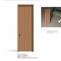Portes intérieures pour maisons, en bois massif, pré-montées avec cadre, taille personnalisée