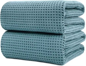 Serviette de plage gaufrée en microfibre, séchage rapide, super absorbante, écologique, antimicrobienne, grande taille, directement de l'usine - Product Image 3