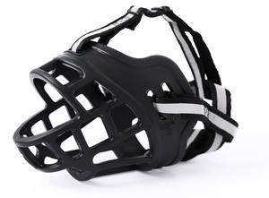 도매 2023 부드러운 실리콘 고무 개 총구 바구니 케이지 애완 동물 패턴 리본 소형 중형 대형 개 - Product Image 5