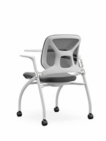 Chaise de conférence ergonomique pliable avec tablette d'écriture, design moderne, en PP, mobile et peu encombrante pour chambre à coucher