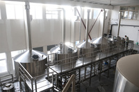 Équipement de brasserie commerciale METO 2500L 3500L, machine à brasser la bière en acier inoxydable, ligne de production de bière artisanale