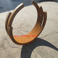 Décoration Extérieur Rusty Metal Sculpture Corten Steel Garden Art Rusted Metal Garden Art Artwork Corten Steel