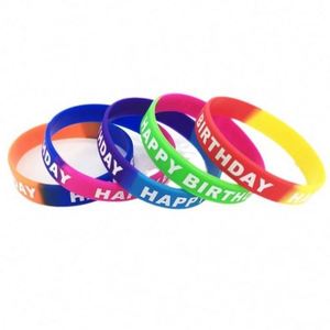 สายรัดข้อมือยางซิลิโคนแบบยืดหยุ่น ออกแบบฟรี สั่งทำได้ พร้อมโลโก้ส่วนตัว - Product Image 1