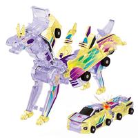 Produit transfrontalier populaire : Jouet pour enfants Kabao Car God, Robot transformable licorne par collision et fusion