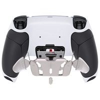Kit de remapping RISE4 V3 avec boutons arrière en métal antidérapants et poignées caoutchoutées personnalisées pour manette PS5 BDM-030/040/050
